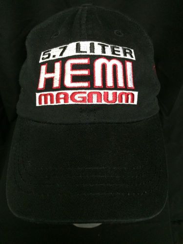 5.7 liter hemi magnum nashville dodge ram black adjustable fit hat cap