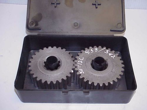 Set #12c quick change rear end 4.98-5.42 gears &amp; case 10 spline t11 sprint car