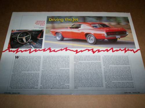 70 1970 mercury cougar eliminator 428 scj magazine article