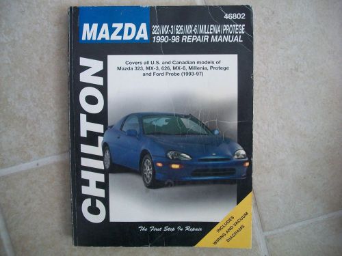 Chilton books 46802 repair manual mazda 323 mx-3 626 mx-6 millenia protege 93-97