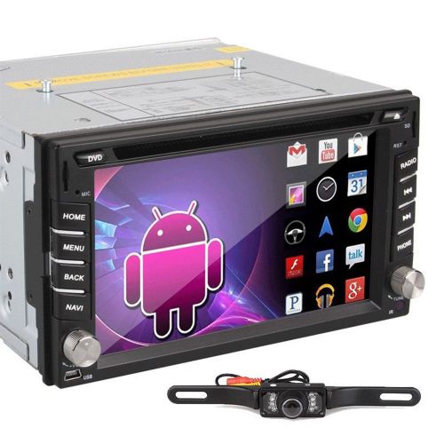 Android 4.4 3g wifi 6.2&#034; double 2din car radio stereo dvd player gps navi+camera