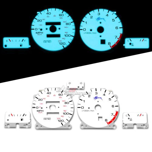 Indiglo glow gauge+harness dash face for 95-97 nissan altima w/o hud display