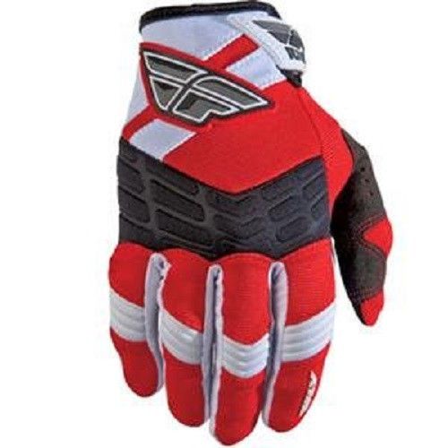 2013 fly racing f-16 gloves (medium) (red/white)