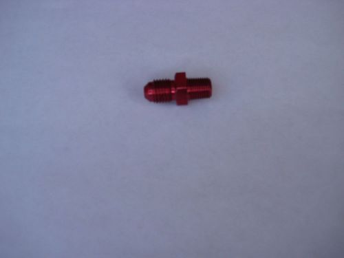 Nos/nitrous/nx/zex/edelbrock/holley/ 4an x 1/8&#034;npt red fitting #17961 look-wow!