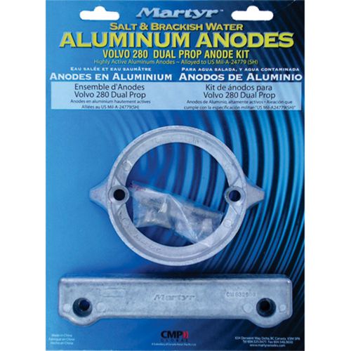 Canada metal martyr aluminum anode kit volvo penta 280hp dual prop cm280dpkita