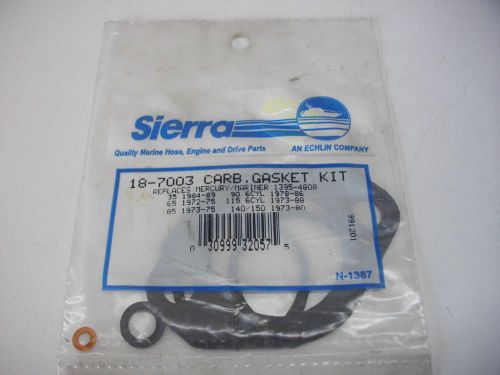 Sierra marine 18-7003 carburetor gasket kit 18-7003 mercrury mariner 1395-4808