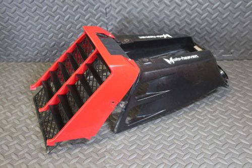 Yamaha banshee grill + gas tank plastic radiator cover 1987-2006 red black n-43