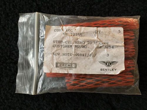 Rolls royce bentley stud cylinder head to crankcase 1980-98 oem nos ue72755