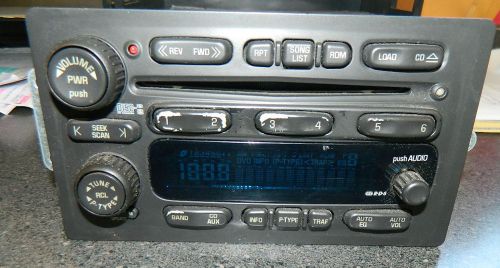 2003 04 05 chevy silverado/tahoe/suburban oem am/fm/6 disc  radio w/warranty