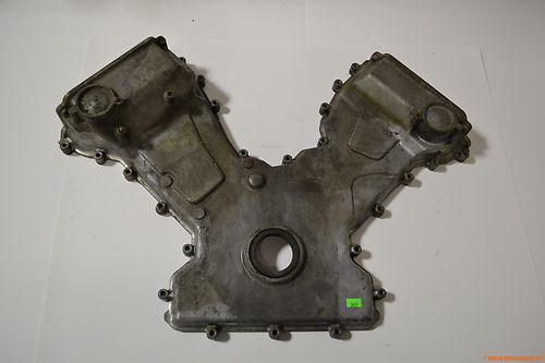 98-03 jaguar xj8 front timing cover 4.0l v8 xw936059 (3499)