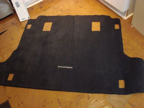 2010 - 2016 oem toyota 4runner black cargo carpet mat