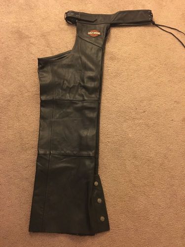 Harley davidson mens xl genuine leather chaps