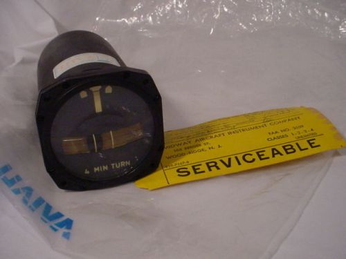 Schwien 4 minute turn &amp; slip aircraft indicator gauge