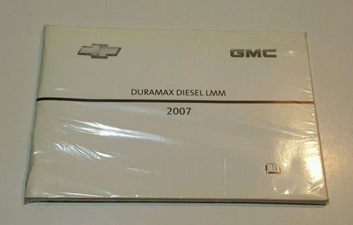 2007 gmc sierra / chevy silverado 2500 3500 6.6l v8 duramax diesel owners manual
