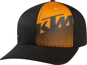 Fox racing ktm eighty fade mens snapback hat black/orange one size