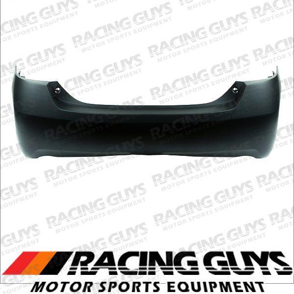 07-09 toyota camry 2.4l 2.5l rear bumper cover primered facial plastic to1100247