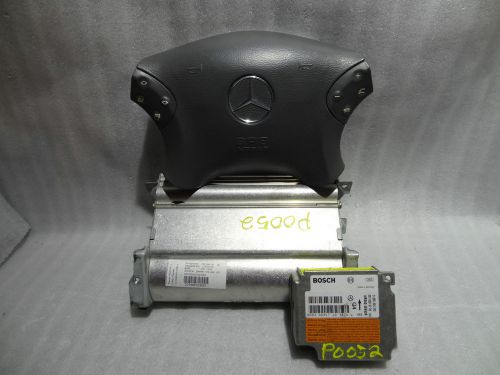 Set 2001 2002 2003 2004 2005 mercedes c-class airbag w/airbag control module oem