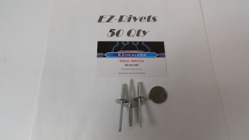 Exploding large head mill rivets pop rivet 50ct 3/16&#034; tri-fold ,imca, wissota