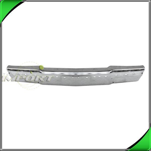 88-91 ford crown victoria steel chrome front bumper impact face bar fo1002214