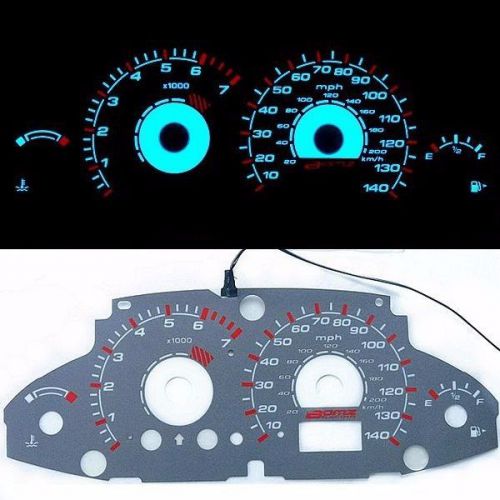 Indiglo glow gauge dash face el cluster for ford focus 00-04 at / mt mph