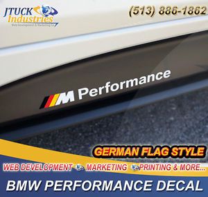 M performance side door decal x 2 ( 2 styles available )