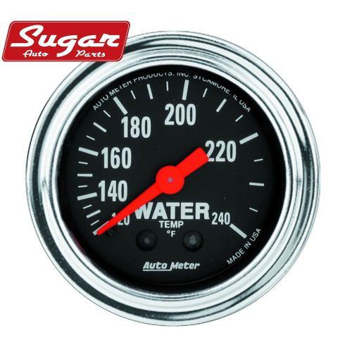 Auto meter 2433 traditional chrome mechanical water temperature gauge