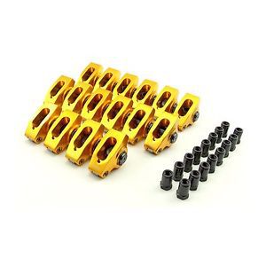 Bbc aluminum roller rockers gold series 1.7 ratio 7/16 396 427 454 speedmaster