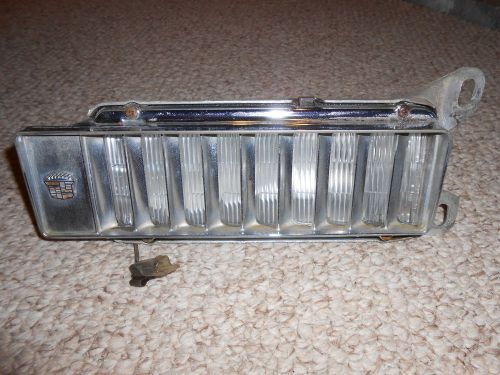 Cadillac eldorado side marker light assembly lh oem 1967 1968 1969 1970