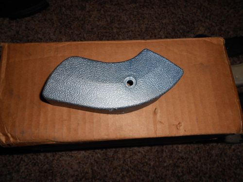 1968 1969 mustang seat hinge cover silver blue original ford