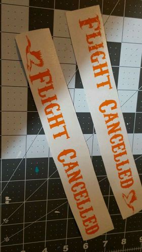 Set of 2 gun barrel decals custom text vinyl custom color hunting outdoor