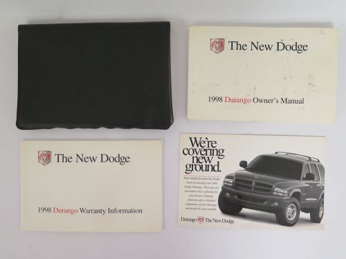 1998 dodge durango owners manual book