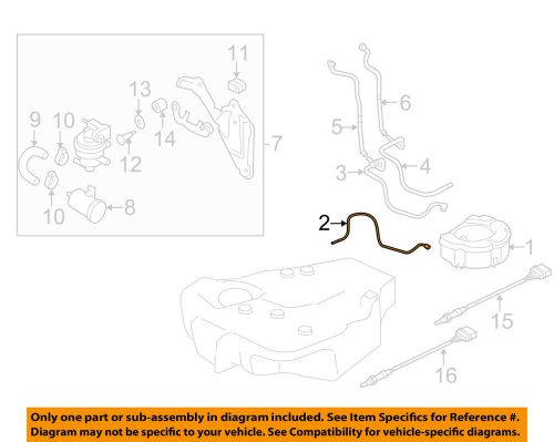 Audi oem 06-13 a3 2.0l-l4 emission-breather tube 1k0201931s