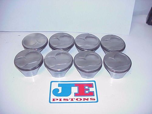 8 je superlite sb ford forged gas ported nascar pistons 4.180&#034; bore r18