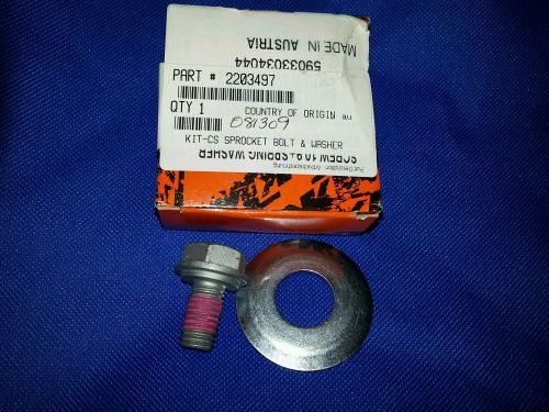 Ktm engine sprocket bolt and washer kit #2203497