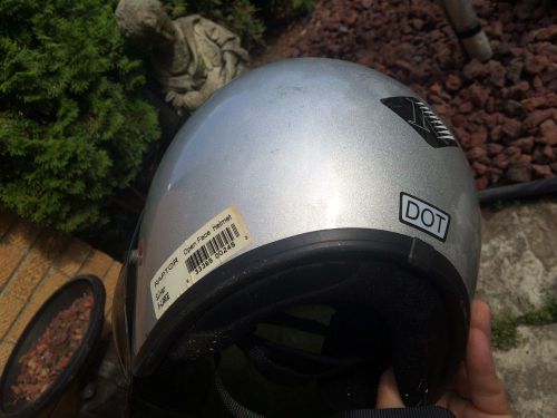 Raptor, motorcycle helmet, silver , size xl vgc $20 buy now