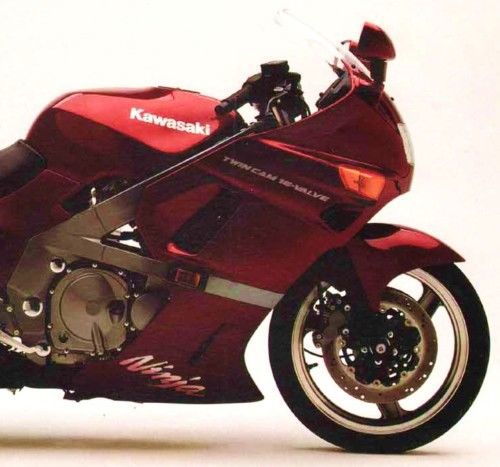 1992 kawasaki ninja zx-6 factory brochure-ninja zx600d3