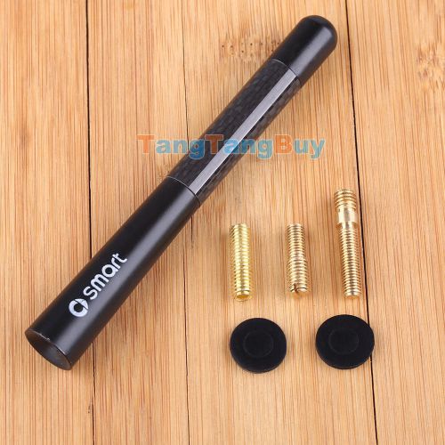 4.7 inch black short carbon fiber car radio antenna durable antenna