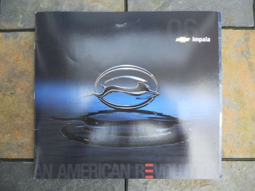 2006 chevrolet impala deluxe dealer showroom sales brochure, near mint