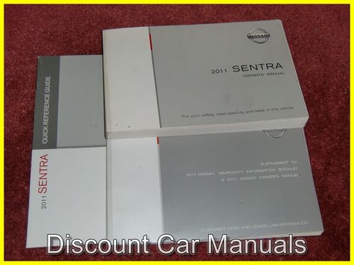 ★★ 2011 nissan sentra owners manual portfolio 11!! ★★