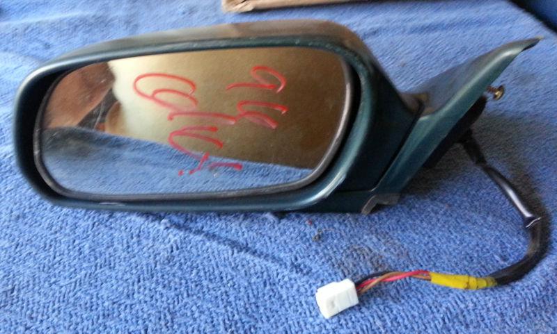 1996 toyota celica driver left mirror "green" oem - free shipping