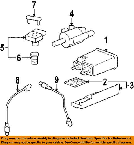 Gm oem 12592015 canister purge control solenoid/vapor canister purge solenoid