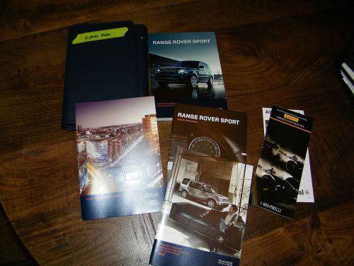 2013 land rover range sport owners manual with case lan200