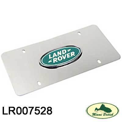 Land rover logo license plate rr sport discovery lr2 lr3 lr4 range lr007528 oem