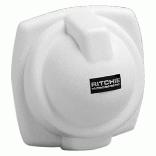 E.s. ritchie #hv-c - helmsman compass bulkhead cover - white