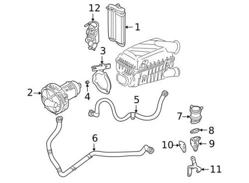 Genuine 2000-2007 volkswagen air cntrl valve gasket 078-131-120-k