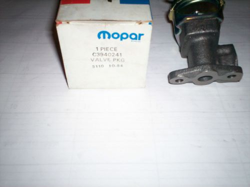 Egr valve mopar nos 1981-87 dodge chrysler plymouth 2.2l engines dodge rampage