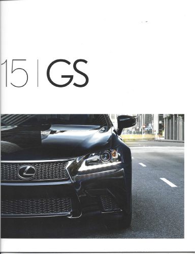 2015 lexus gs  -  22 page brochure