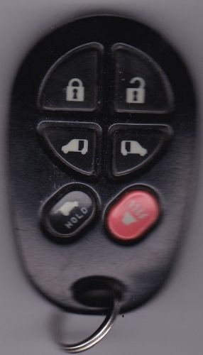 2004-2015 toyota sienna remote keyless entry  gq43vt20t