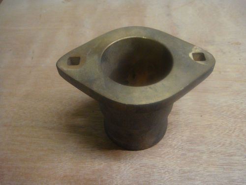 Boat / marine 2 1/2&#034; oval flange shaft log / cast red bronze