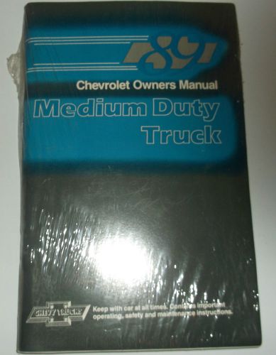 New nos 1989 chevrolet medium duty truck owners manual original